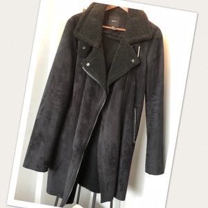 Medium Black Shearling Coat